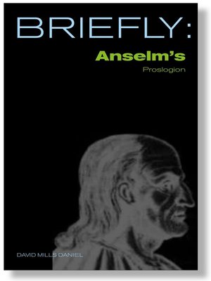 cover image of Anselm's Proslogion